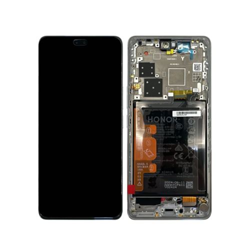 Original Bloc Écran Complet avec Châssis et Batterie Ocean Cyan pour Honor 200 Pro 0235ALRF