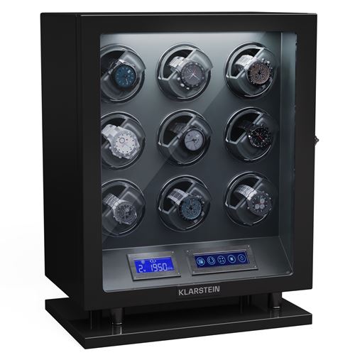 Klarstein Klarstein Remontoir de montre pour montres automatiques remontoir Noir