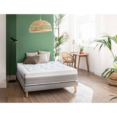 Somdream Dreamcocoon Ensemble Matelas + Sommier 160x200 - 736 Ensachés - 31 Cm