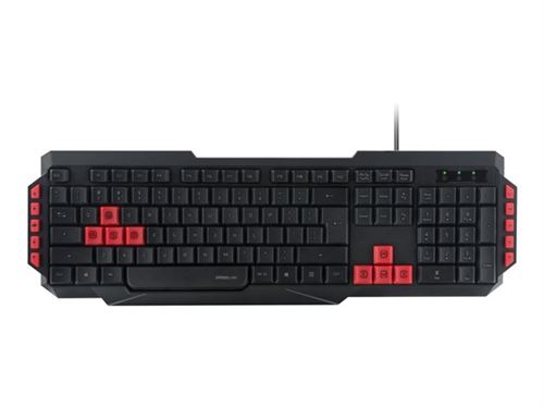 SPEEDLINK Ludicium - Clavier - USB - Nordique - noir