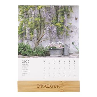 Calendrier 2022 Sur Socle - Jardins - Draeger Paris