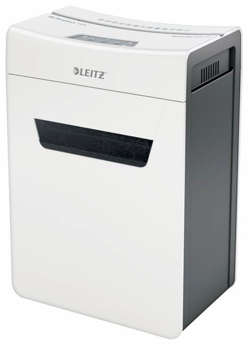 Leitz IQ 10X Protect Premium Destructeur de documents destruction par particules 18 l Nombre de pages (max.): 10 Niveau de sécurité 4 Détruit également les