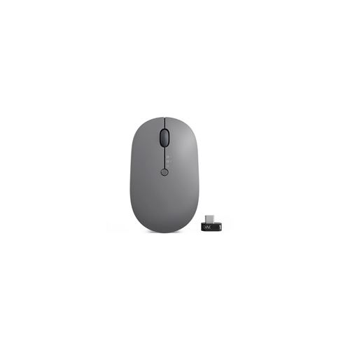 Lenovo Gris Go Multi-Device Souris Bureau Ambidextre Rf Sans Fil + Bluetooth Optique 2400 Dpi - Neuf - Image 4