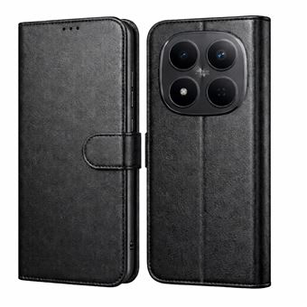 Coque pour Xiaomi Redmi Note 15 PRO 5G - Portefeuille Noir Rabat Clapet Aimanté Rangement Cartes Phonillico® - 1