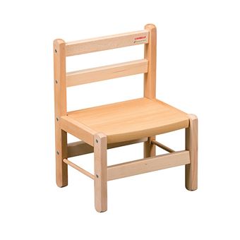 Combelle - Chaise enfant Louise - vernis naturel - 1
