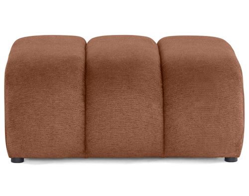 Non Communiqué Debbie - Pouf En Tissu Texturé - Terracotta