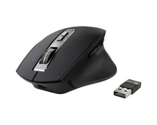 Souris ergonomique Sygonix Connect SC-WM-300 sans fil, radio, Bluetooth optique noir/gris