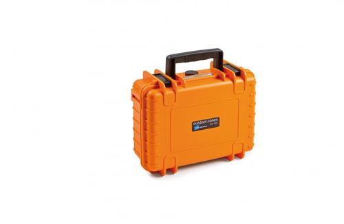 B&W Coffret Outdoor 1000 Orange avec Mousse pr&eacute;d&eacute;coup&eacute;e (SI)