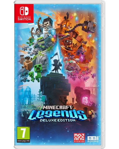 Nintendo Minecraft Legends - Deluxe Edition Chinois simplifié, Allemand, Néerlandais, Anglais, Espagnol, Français, Italien, Japonais, Coréen, Portugais, Russe Nintendo Switch
