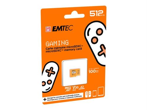 EMTEC Carte Micro SDXC Gaming 128 Go - Vert pas cher 