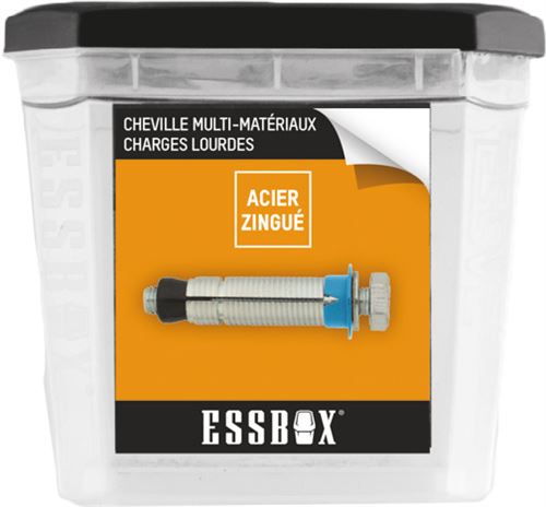 Cheville ESSBOX SCELL-IT Universelle - ØM8 mm x 75 mm - Boite de 25 - EX-9201110875