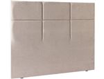 EPEDA Tête de lit Carre Chic 180cm tissé taupe