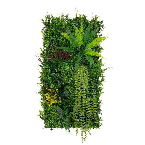 Monstershop Alina Artificial Wall Tile - 50cm x 100cm in Green
