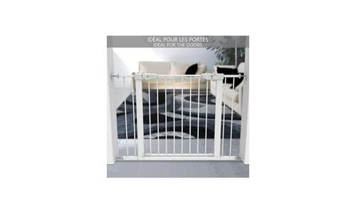Barriere De Securite Porte Et Escalier 100-108cm Blanc à Prix Carrefour