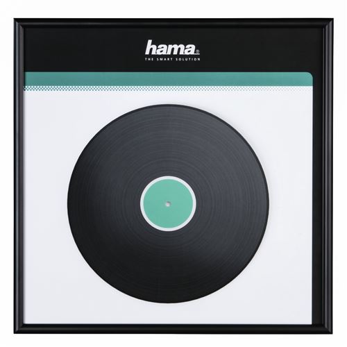 Non Communiqué Noir Hama Cadre Pour Pochette De 33 Tours, Aluminium, 31,5 X 31,5 Cm