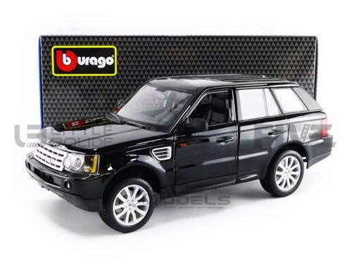 Voiture Miniature de Collection BBURAGO 1-18 - LAND ROVER Range Rover sport - Black - 12069BK