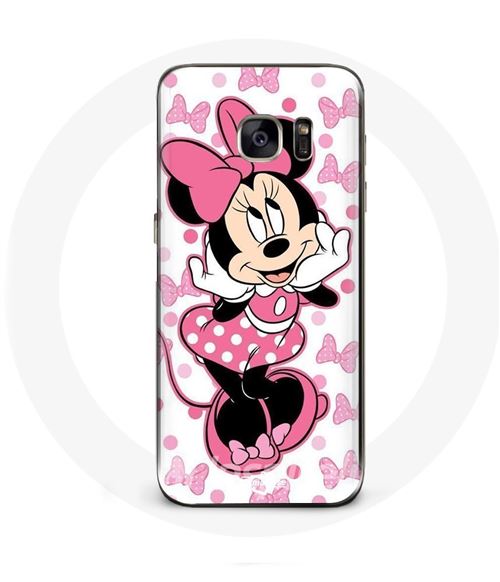 Coque pour Samsung Galaxy S6 Minnie Mouse Dessin animé mignon rose Maniacase