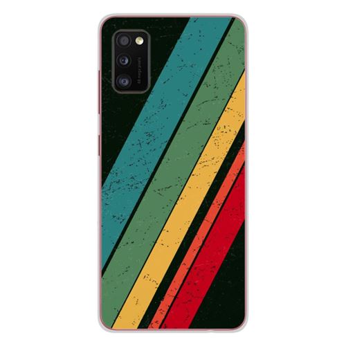 Coque en silicone imprimée compatible Samsung Galaxy A41 Grunge