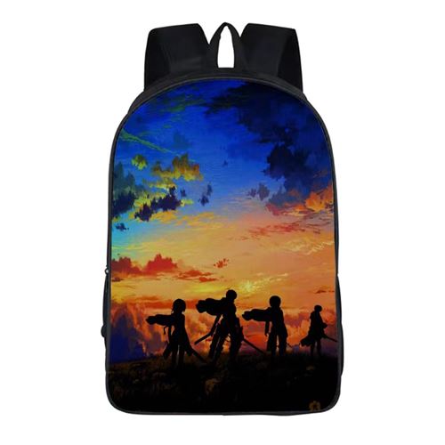 Sac à dos Attack on Titan pour Enfants Cadeaux pour Garçon (SD1552) 29*12.5*42 cm Multicolore