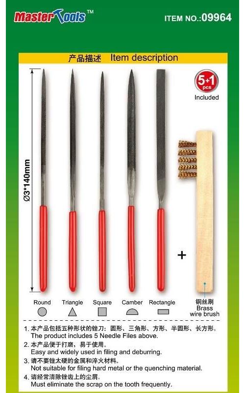 Assortiment Needle Set File - ?3x140mm