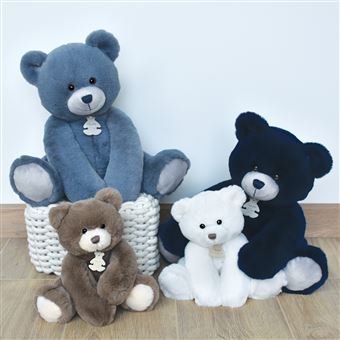 Peluche Histoire d'Ours Oscar 25 cm Bleu Marine