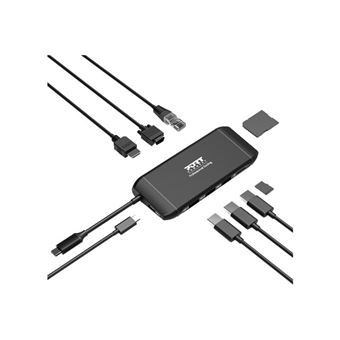 PORT connect - Station d'accueil - USB-C - VGA, HDMI - GigE