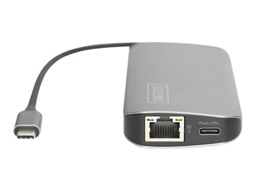 DIGITUS DA-70884 USB-C Universal Docking Station - Station d'accueil - USB-C - HDMI - GigE