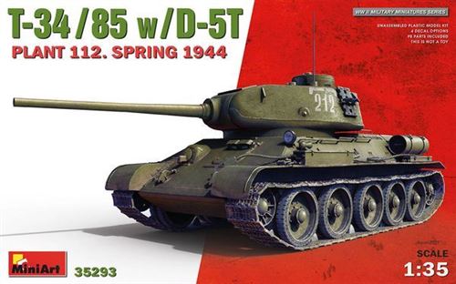 T-34-85 W/d-5t. Plant 112. Spring 1944 - 1:35e - Miniart