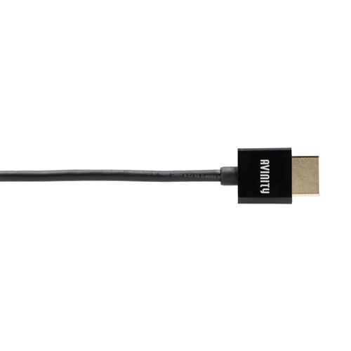 Avinity Câble HDMI™ grande vitesse, ultrafin, doré, Ethernet, 1,0 m