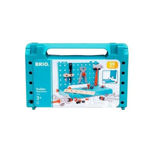 BRIO&reg; Mallette &eacute;tabli enfant Builder bois 34596