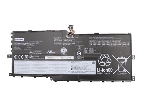 Lenovo - Batterie de portable - Lithium Ion - 4 cellules - 3415 mAh - 54 Wh - FRU - pour ThinkPad X1 Yoga (3rd Gen) 20LD, 20LE, 20LF, 20LG