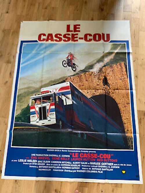 Acheter Affiche de Cinéma Originale - Le Casse-cou - 1978 - Gene Kelly - 120x160cm État correct - 22,99 € Affiche de Cinéma Originale - Le Casse-cou - 1978 - Gene Kelly - 120x160cm État correct - reconditionné disponible sur Fnac