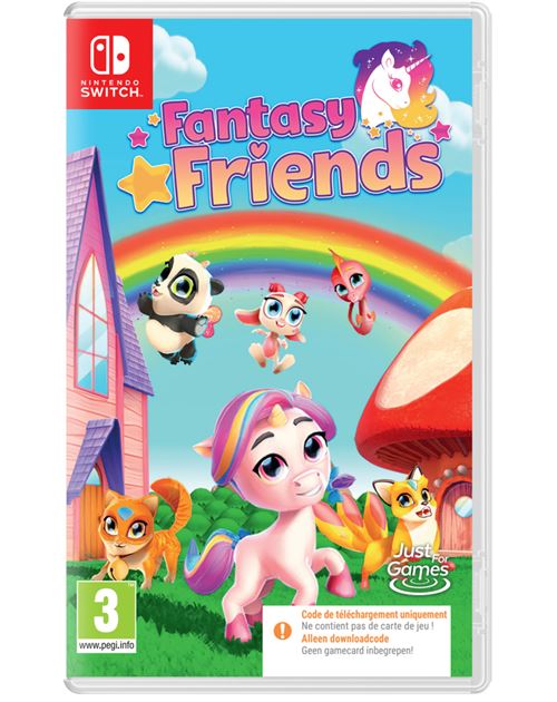 Just For Games Code De Téléchargement Fantasy Friends Nintendo Switch