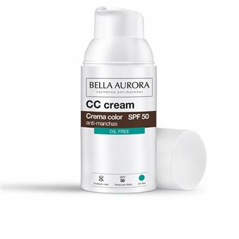 CC Cream Visage Bella Aurora SPF50 Sans Huile (30 ml) - 1