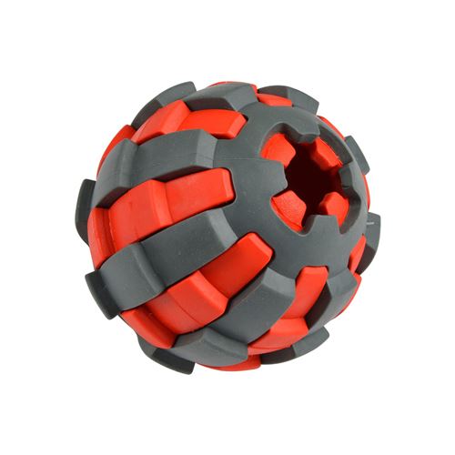 Comparer les prix de Love Story - Balle distributeur de croquettes - Noir et rouge