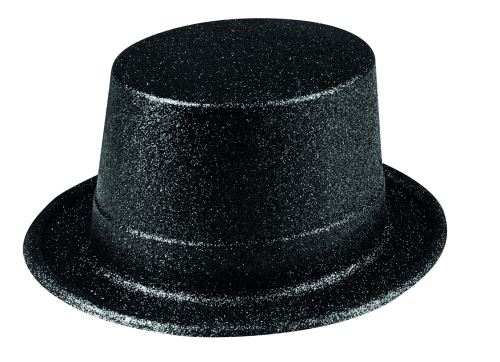 Boland chapeau Glitter unisexe noir taille unique