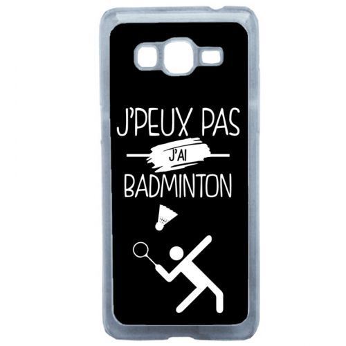 Coque transparente galaxy grand prime j peux pas j ai badminton 2