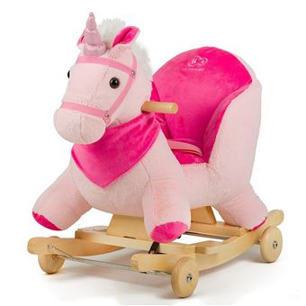 cheval à bascule et à roulettes