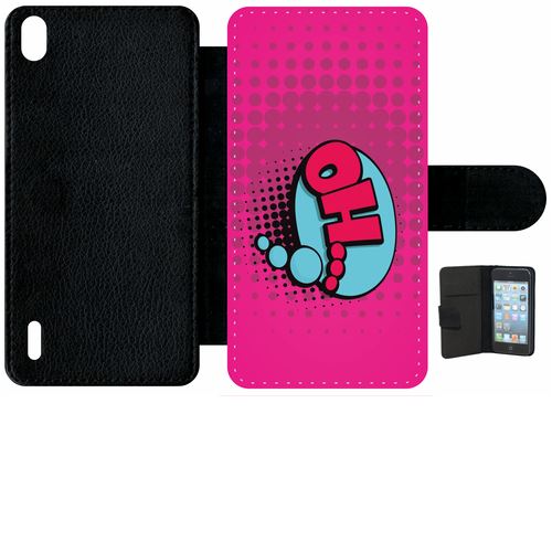 Etui À Rabat Huawei Ascend P7 Oh Fond Rose