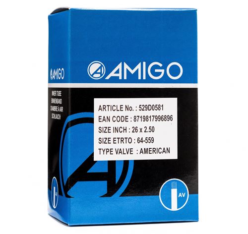 AMIGO tube intérieur 26 x 2,50 (64-559) AV 48 mm