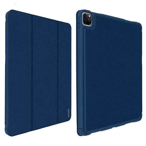 Étui de tablette portefeuille Domo pour iPad Pro 11 (2020) Bleu foncé Dux Ducis