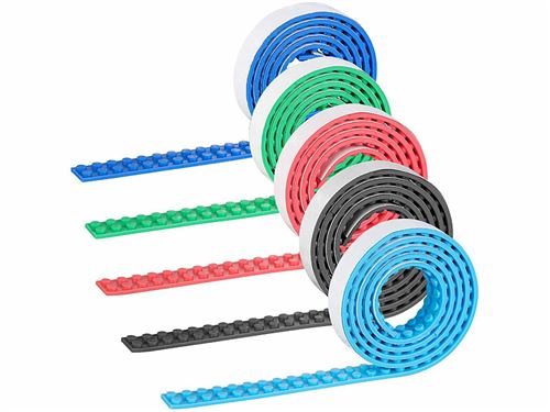 Bande adhésive 1 m pour briques de construction - Pack