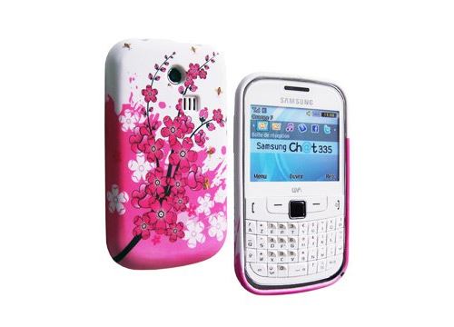 Housse SoftyGel Flower pour Samsung Chat 335 S3350