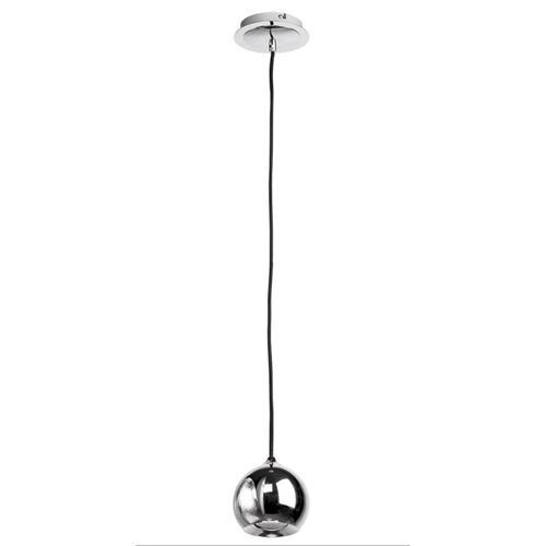 Paris Prix - Lampe Suspension Métal shisen 13cm Chrome