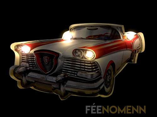 Plaque Metal Lumineuse Led Deco Murale Vintage Voiture