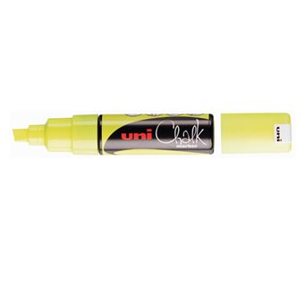 marqueur craie jaune pointe 8,0 mm - Coloris : Jaune - PWE8K J FLUO