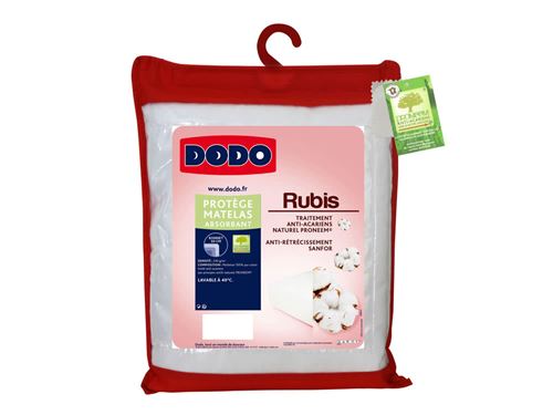 Protège matelas absorbant lavable traitement anti-acariens 90 X 190 cm