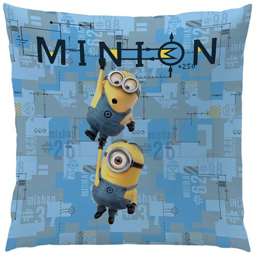Minions Despicable Me Garçon Coussin - gris