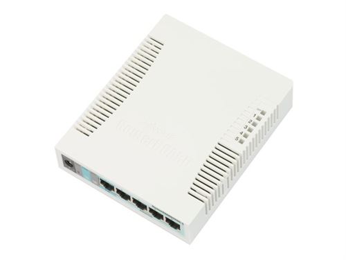MikroTik RouterBOARD RB260GS - commutateur - 6 ports - Géré - Ordinateur de bureau