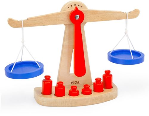 Viga Toys pèse-personne en bois 28 cm